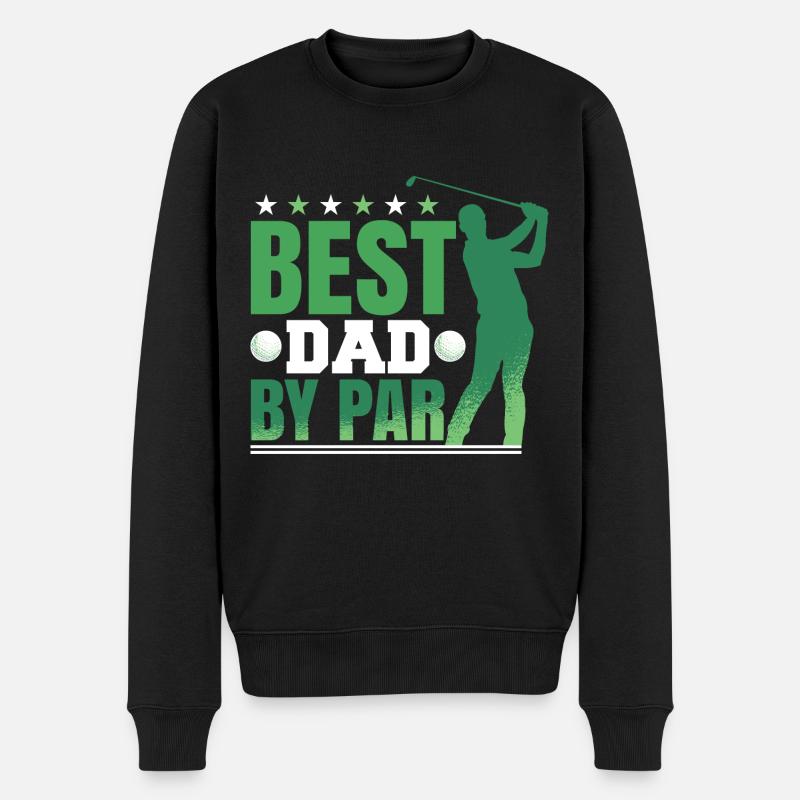 Meilleur papa par - Pull Premium bio Homme - noir