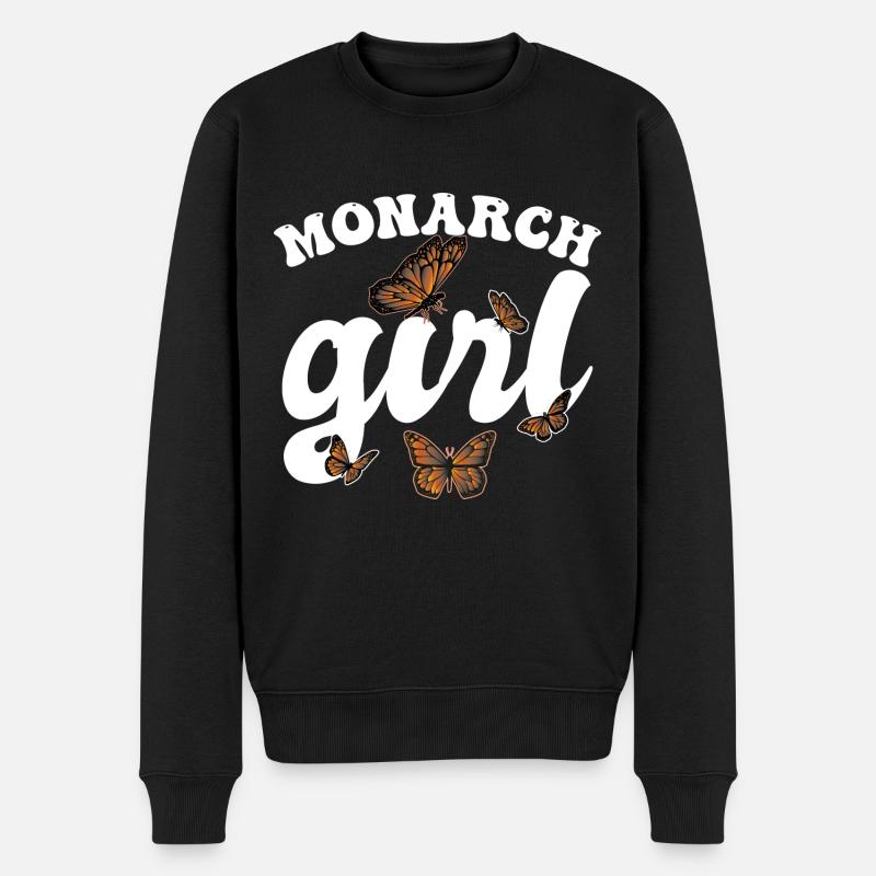 Fille monarque - Pull Premium bio Homme - noir