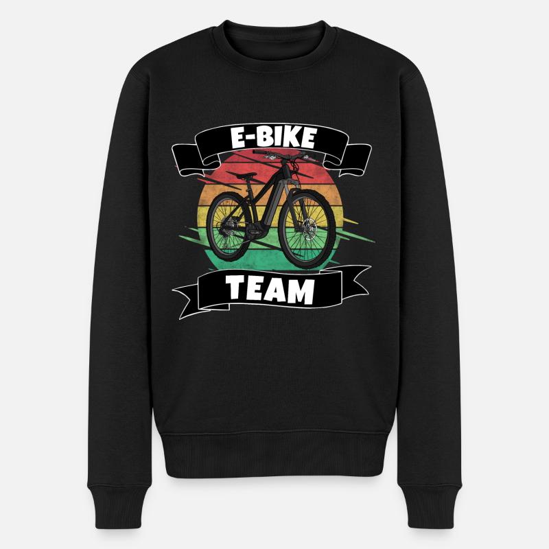 Équipe E Bike - Pull Premium bio Homme - noir