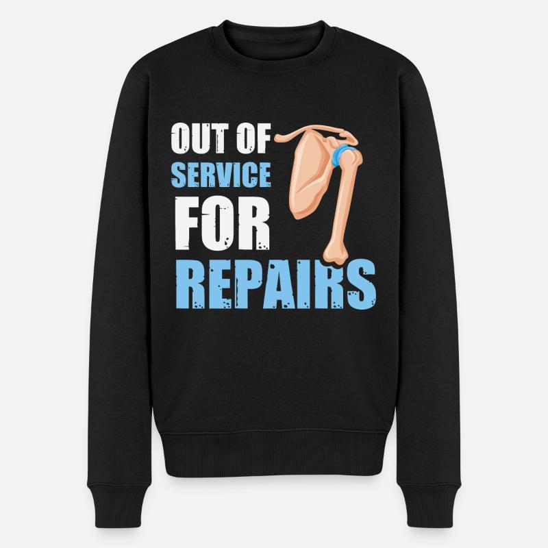 Remplacement de l’épaule - Pull Premium bio Homme - noir