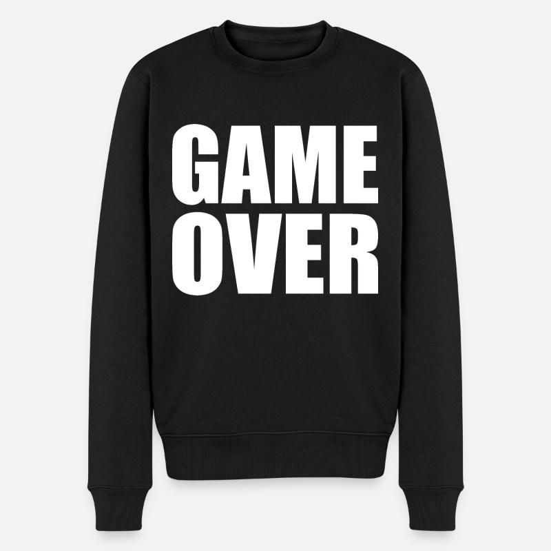Game over - Pull Premium bio Homme - noir