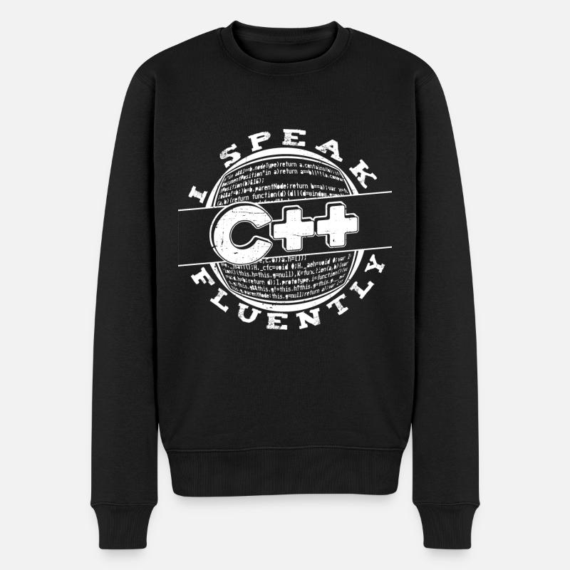 Programmierer Coder Software Entwickler - Männer Premium Bio Pullover - Schwarz
