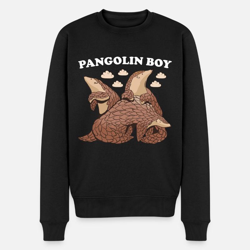 Pangolin Garçon - Pull Premium bio Homme - noir