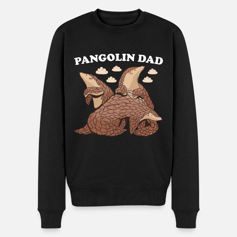 Pangolin Papa Pangolin - Pull Premium bio Homme - noir