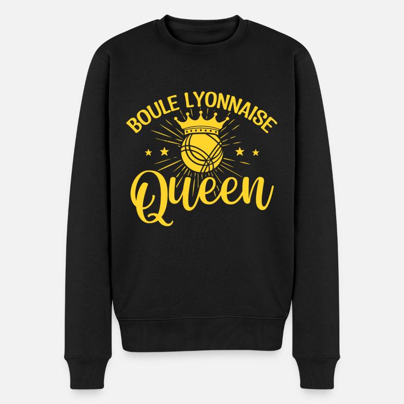Boule Lyonnaise Queen - Pull Premium bio Homme - noir
