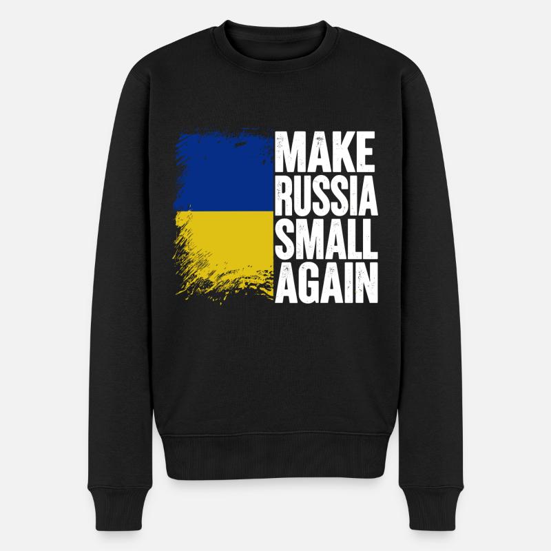 Make russia small again - Men's Premium Organic Jumper - black