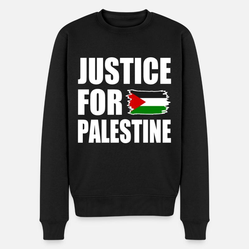 Justice for palestine - Pull Premium bio Homme - noir