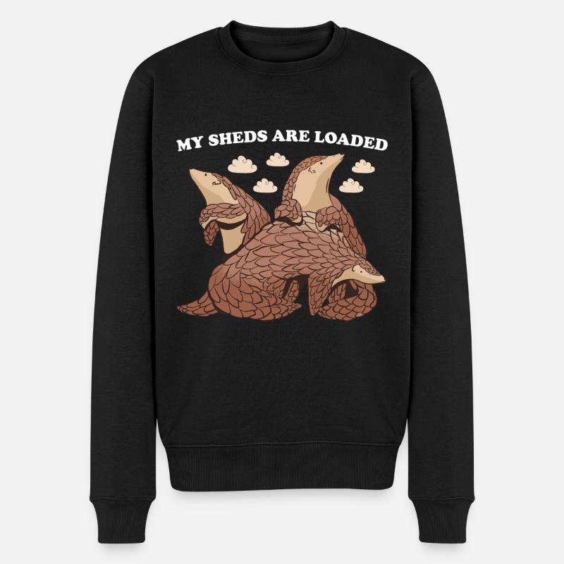 My Sheds Are Loaded Pangolin - Männer Premium Bio Pullover - Schwarz