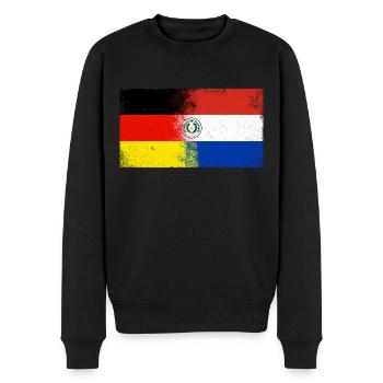 Paraguay Allemagne Drapeau - Pull Premium bio Homme - noir - Devant - Nico (187cm)