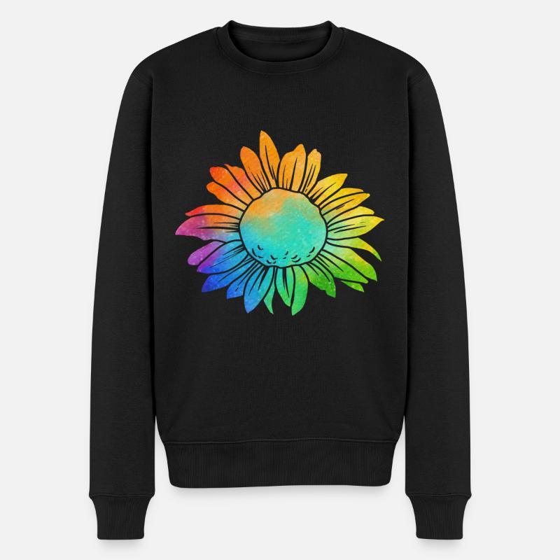 Hobby Jardinier Jardinier Fleur d’Oie - Pull Premium bio Homme - noir