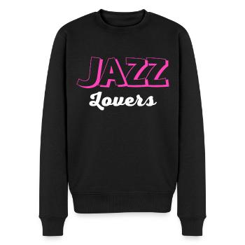 Jazz Lovers - Männer Premium Bio Pullover - Schwarz - Vorne - Nico (187cm)