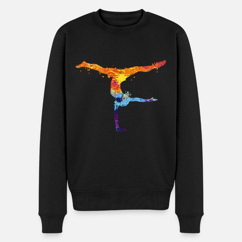 Gymnastique Gymnaste - Pull Premium bio Homme - noir
