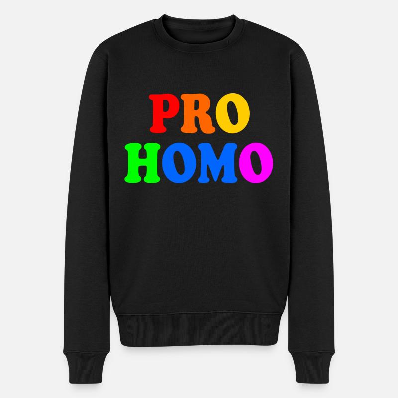Pro homo - Pull Premium bio Homme - noir