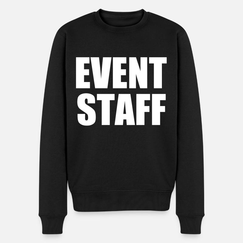 Event staff - Männer Premium Bio Pullover - Schwarz