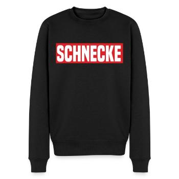 Schnecke Lustiger Kreisliga Fußball Spruch - Männer Premium Bio Pullover - Schwarz - Vorne - Nico (187cm)