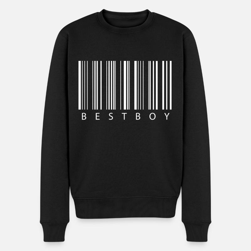 Bestboy Barcode - meilleur ami - Pull Premium bio Homme - noir