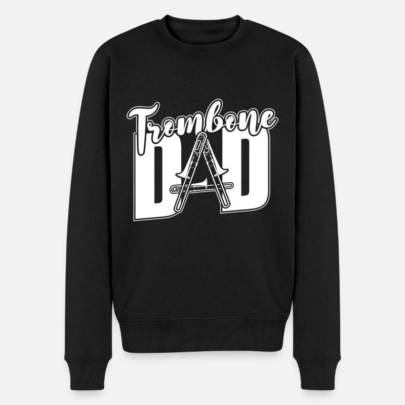 Trombone - Pull Premium bio Homme - noir
