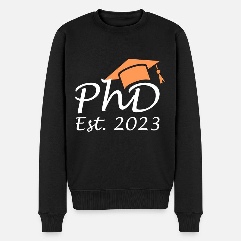 Licence Master Doctorat - Pull Premium bio Homme - noir