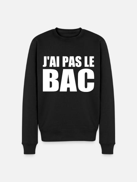 j'ai pas le bac - Pull Premium bio Homme - noir