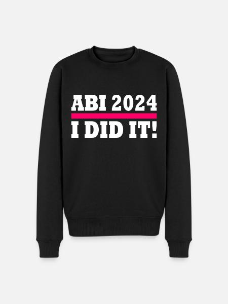 Abi 2024 - Männer Premium Bio Pullover - Schwarz