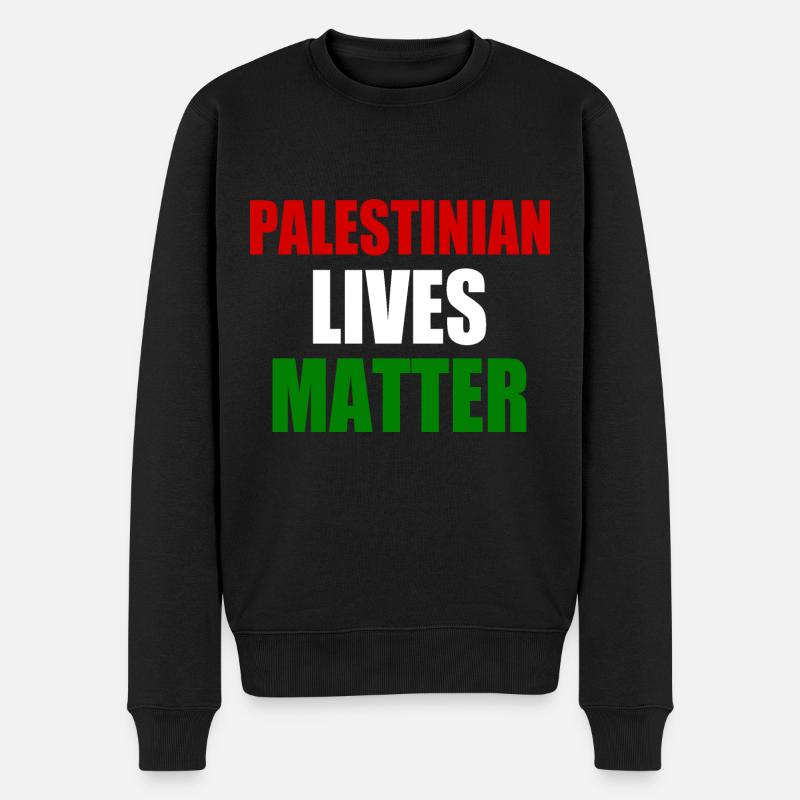 Palestinian lives matter - Pull Premium bio Homme - noir