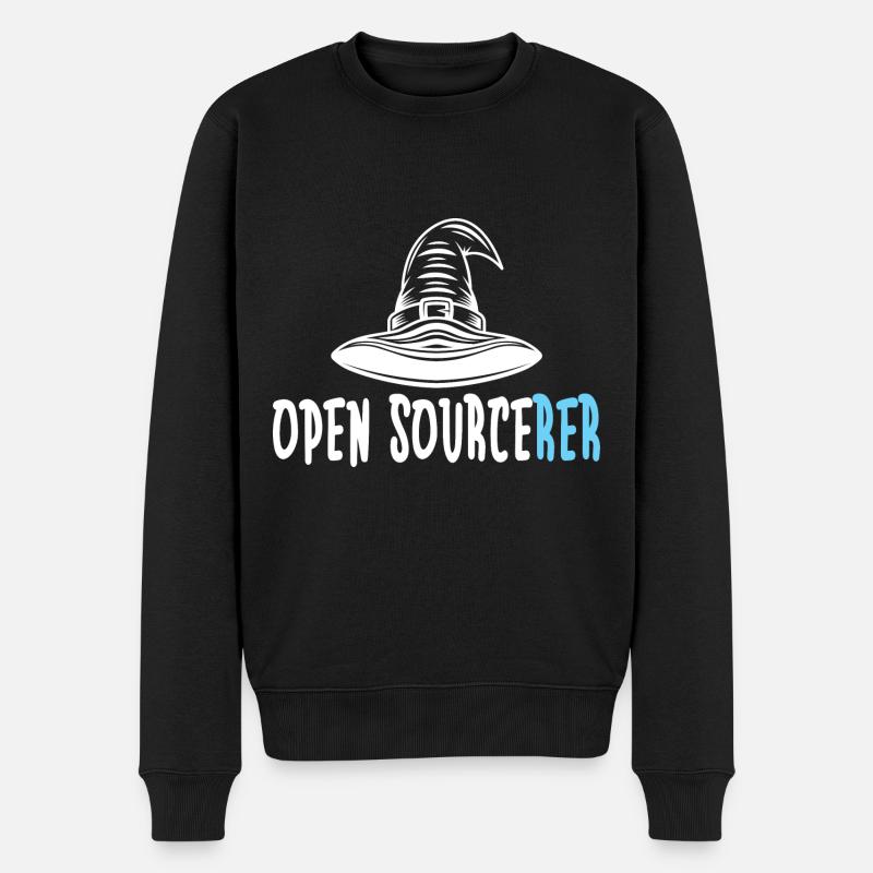 Programmierer Coder Software Entwickler - Männer Premium Bio Pullover - Schwarz