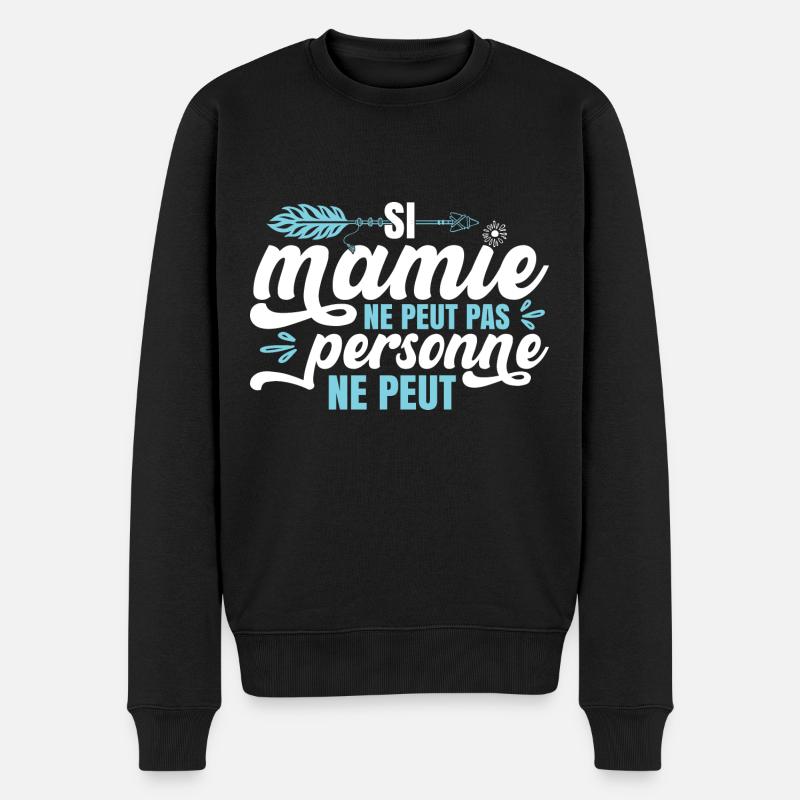 Grand-Mére Cadeau Drole - Pull Premium bio Homme - noir