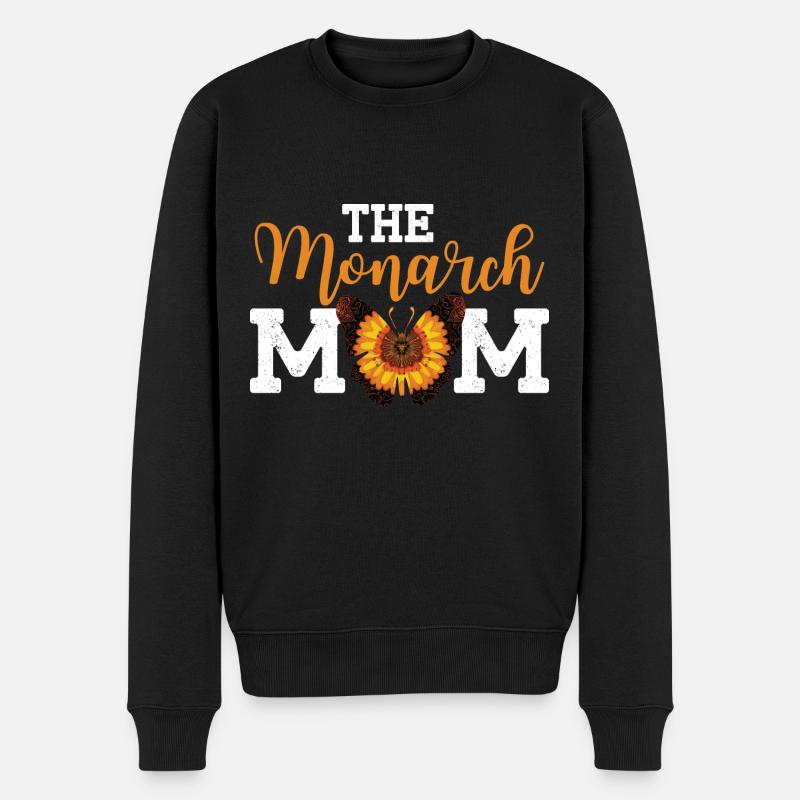 La maman monarque - Pull Premium bio Homme - noir