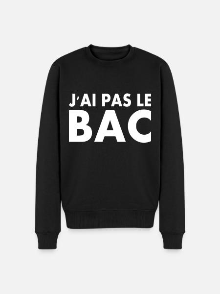 j'ai pas le bac - Pull Premium bio Homme - noir