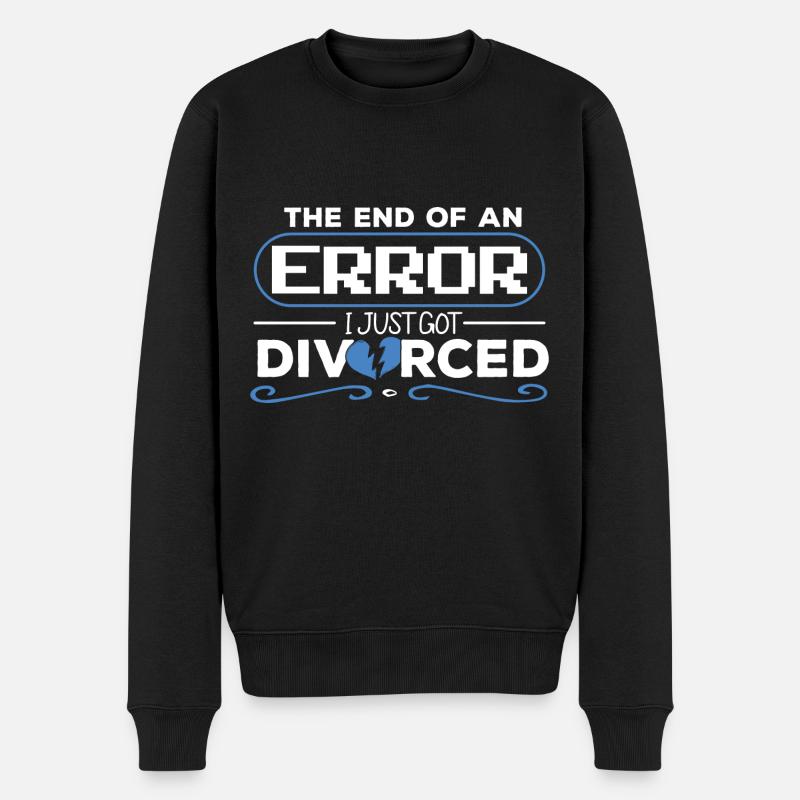 Ex Husband Divorced Breakup - Men's Premium Organic Jumper - black