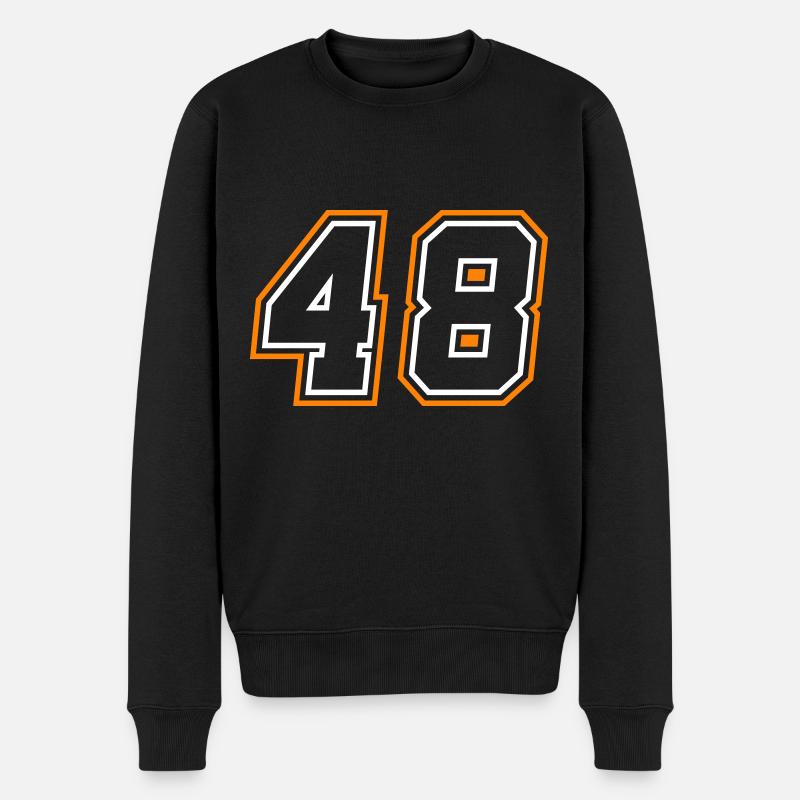 Symbole numérique 48 - Pull Premium bio Homme - noir