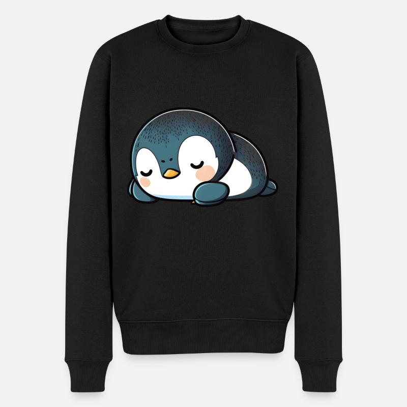 Bébé pingouin - Pull Premium bio Homme - noir