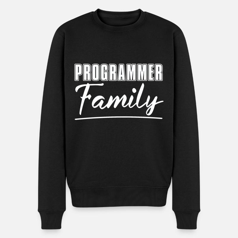 Programmer Coder Software Developer - Men's Premium Organic Jumper - black
