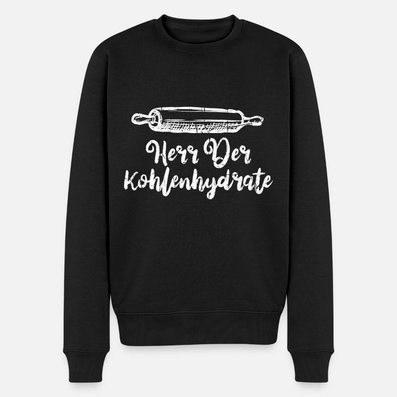 Bäcker Backen Konditor - Männer Premium Bio Pullover - Schwarz