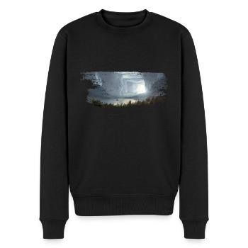 Fantasy cave - Men's Premium Organic Jumper - black - Front - Nico (187cm)