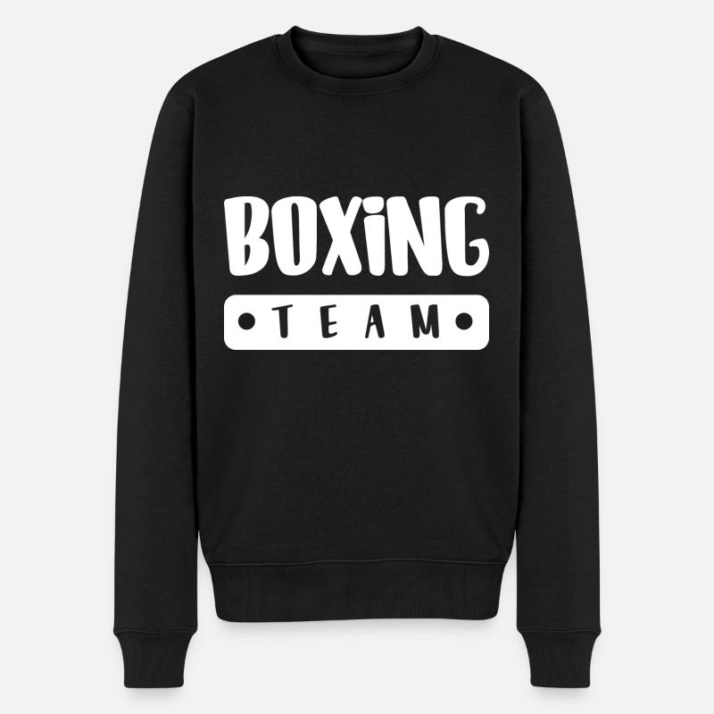Boxing Team - Männer Premium Bio Pullover - Schwarz