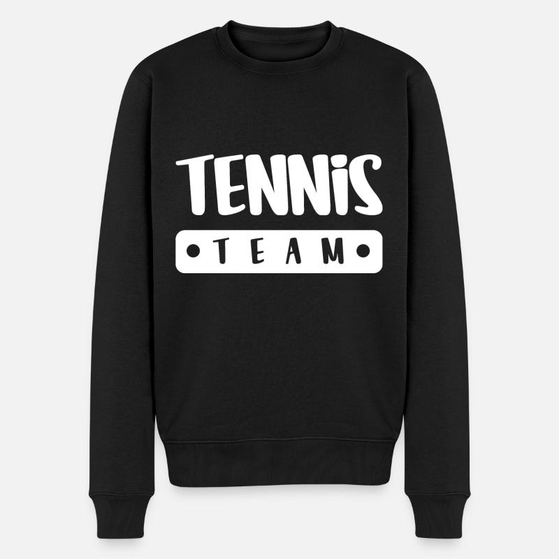 Équipe de tennis - Pull Premium bio Homme - noir