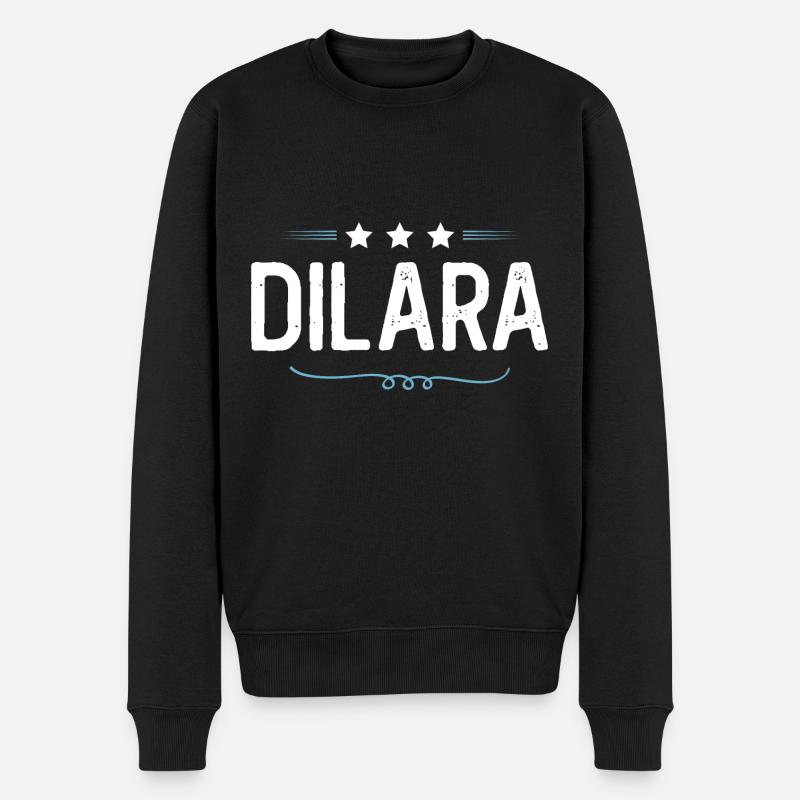 Dilara - Männer Premium Bio Pullover - Schwarz