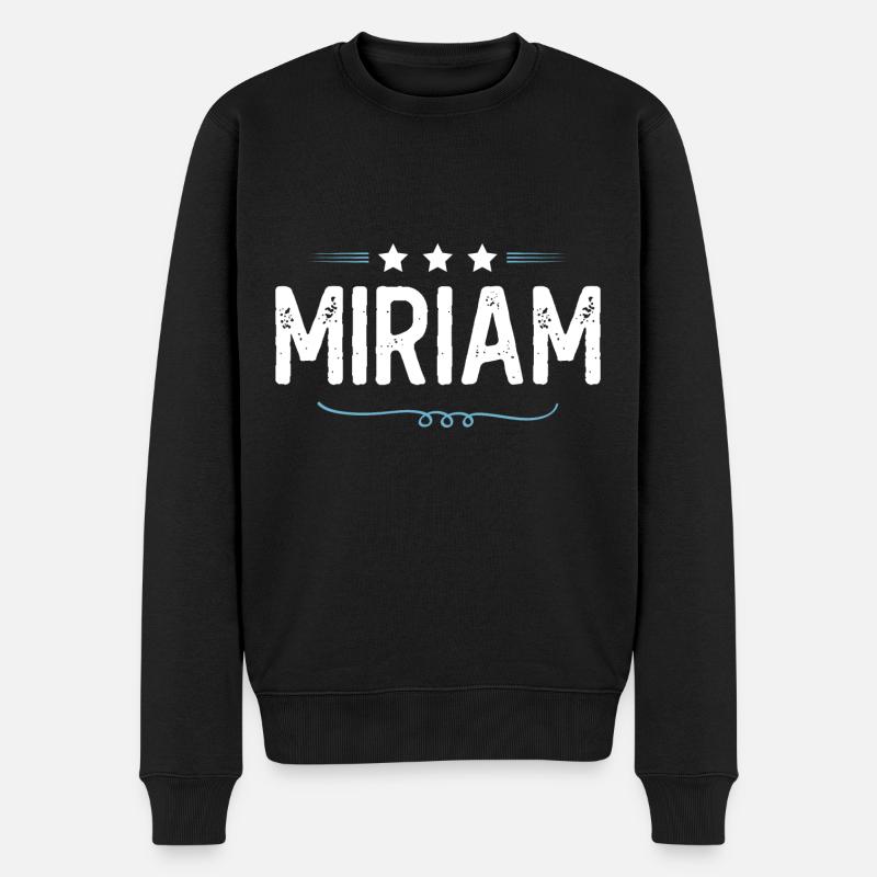 Miriam - Pull Premium bio Homme - noir