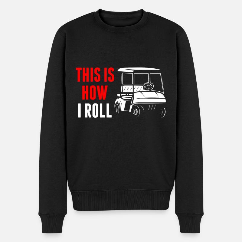 terrain de golf - Pull Premium bio Homme - noir