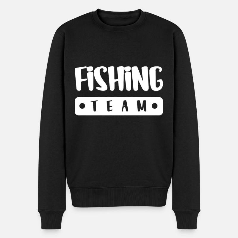 Équipe de pêche - Pull Premium bio Homme - noir