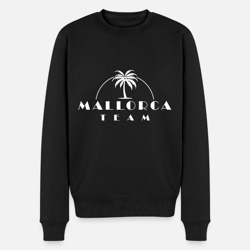 Mallorca Team - Männer Premium Bio Pullover - Schwarz