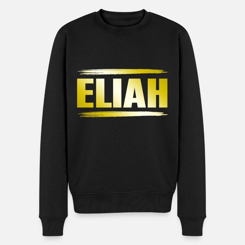 Élie - Pull Premium bio Homme - noir