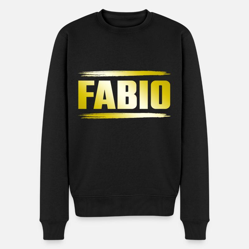 Fabio - Pull Premium bio Homme - noir