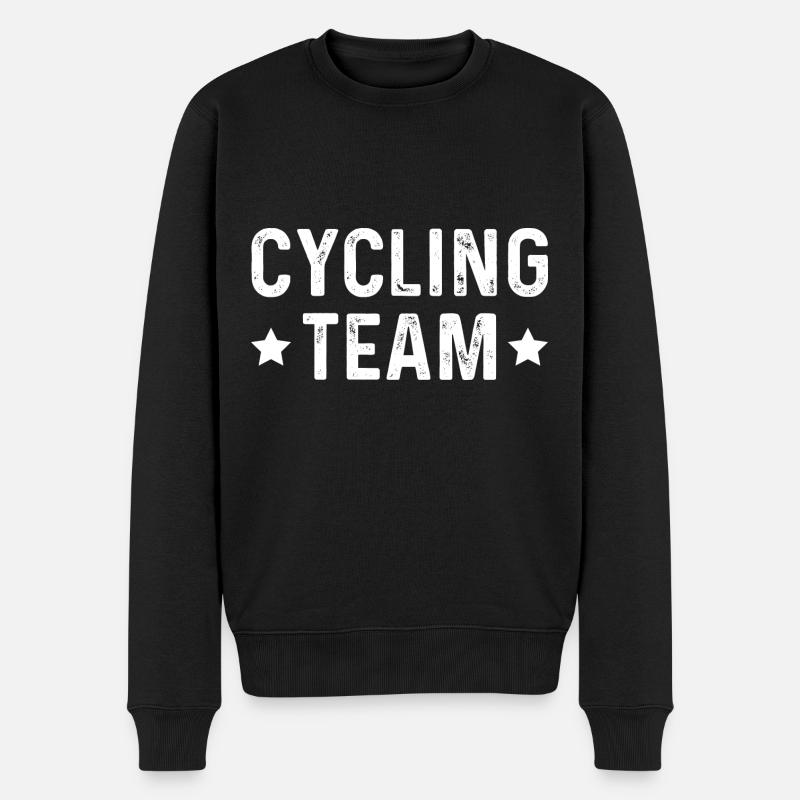 Cycling Team - Männer Premium Bio Pullover - Schwarz