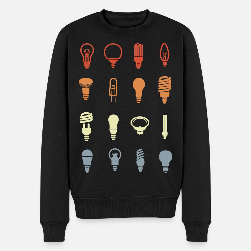 Douilles d’ampoules - Pull Premium bio Homme - noir