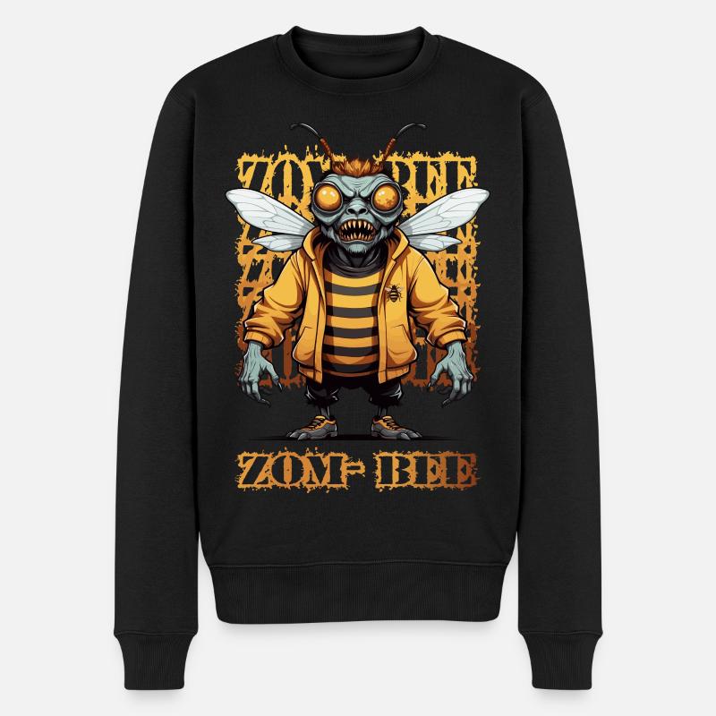 Abeille zombie - Pull Premium bio Homme - noir