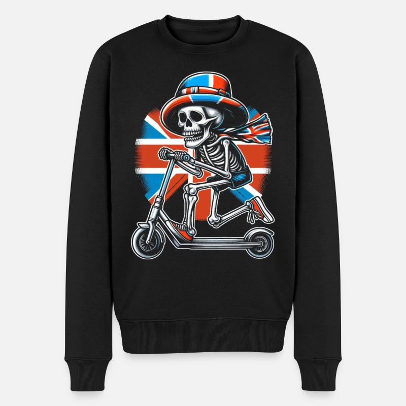Halloween - Pull Premium bio Homme - noir