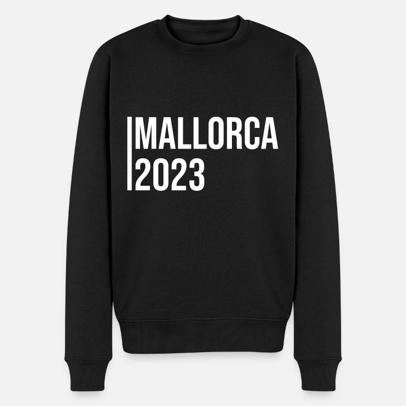 Mallorca 2023 - Männer Premium Bio Pullover - Schwarz