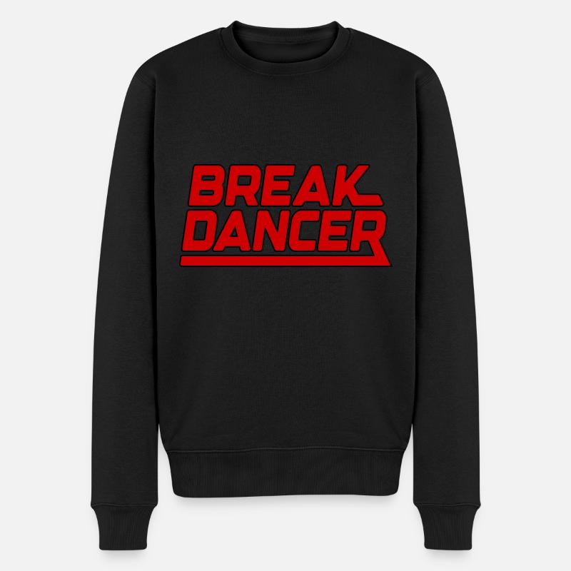 BreakDancer | Farben änderbar - Männer Premium Bio Pullover - Schwarz